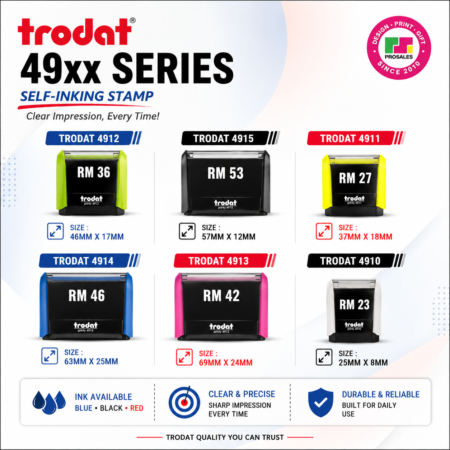 TRODAT Self-Inking Stamp