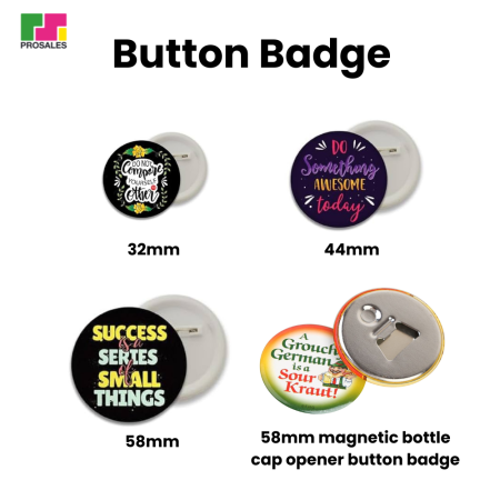 Button Badge (Pin / Magnet)
