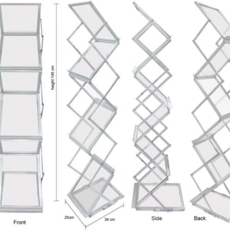 ZIG-ZAG Brochure Holders WITH BOX