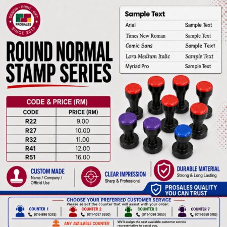 ROUND NORMAL STAMP SERIES