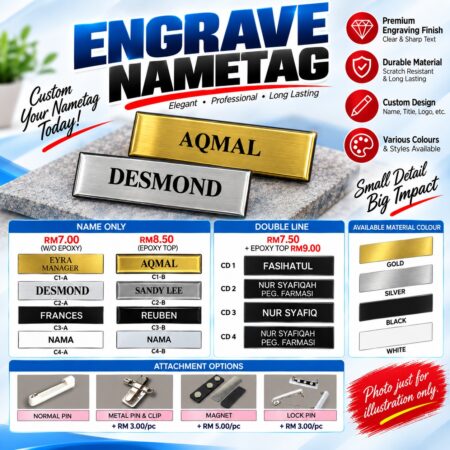 ENGRAVE NAMETAG